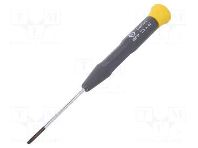 Screwdriver; slot; precision; SL 2,5; PRECISION C.K CK-T4880X-256