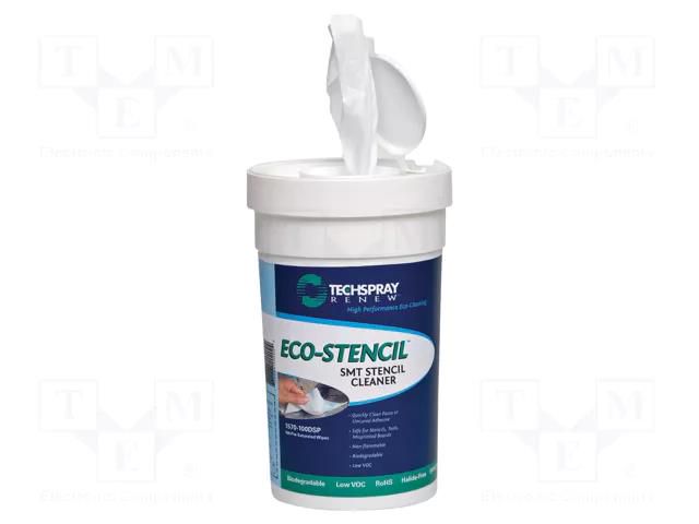 Cleaning cloth: cloth; 100pcs; 150x200mm; cleaning,flux removing Techspray TCH-1570-100DSP