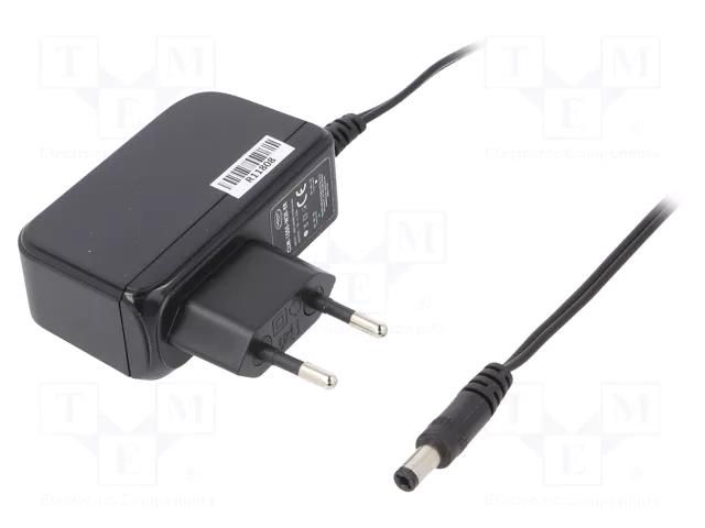 Power supply: switching; mains,plug-in; 5VDC; 3A; 15W; Out: 5,5/2,1 CELLEVIA POWER CLW-1505-W2E-ER