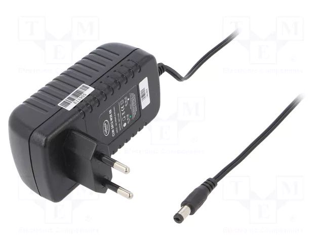 Power supply: switching; mains,plug-in; 12VDC; 2A; 24W; 86%; black CELLEVIA POWER CLW-2412-W2E-EB