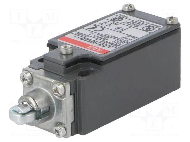 Limit switch; metal roller Ø12mm; NO + NC; 10A; max.400VAC; PG11 ABB LS31M12B11