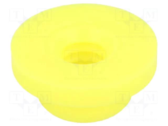 Gasket; yellow; silicone MTA MTA-0300463