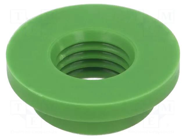 Gasket; green; silicone MTA MTA-0350558