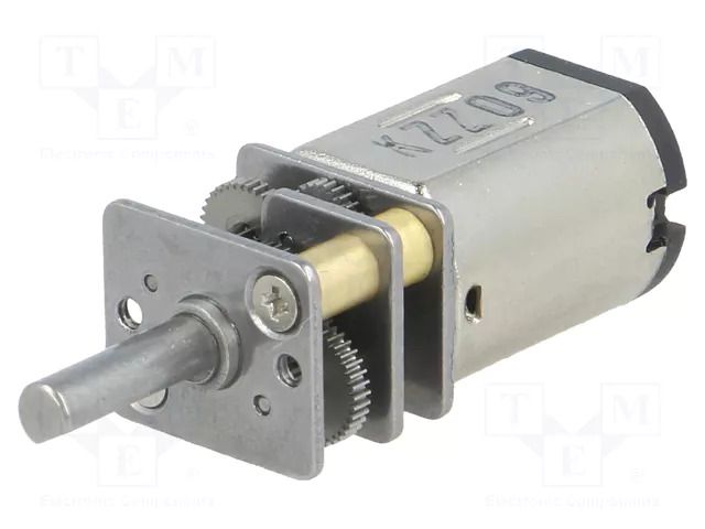 Motor: DC; with gearbox; HP; 6VDC; 1.5A; Shaft: D spring; 85rpm POLOLU POLOLU-4796