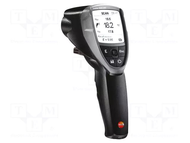 Infrared thermometer; -30÷600°C; -50÷600°C; Opt.resol: 50: 1 TESTO TESTO835-H1