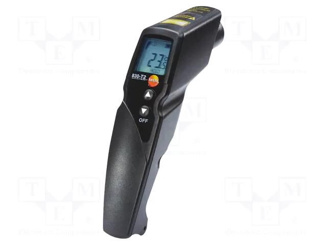 Infrared thermometer; -30÷400°C; -50÷500°C; Opt.resol: 12: 1; ABS TESTO TESTO830-T2