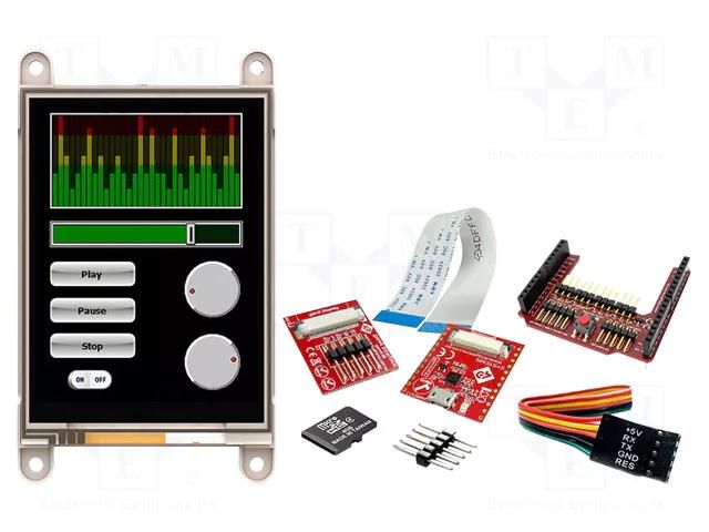Dev.kit: with display; LCD TFT; Resolution: 240x320; uC: PICASO 4D Systems SK-GEN4-32PT-AR