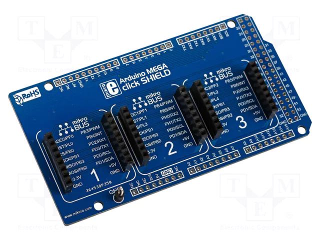 Multiadapter; prototype board; Add-on connectors: 3 MIKROE MIKROE-1900
