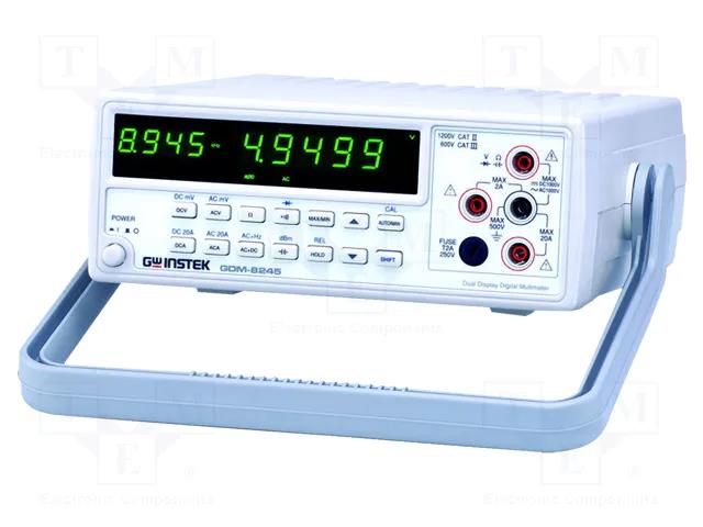 Benchtop multimeter; LED; (50000); True RMS; Diode test: 2.8V GW INSTEK GDM-8245