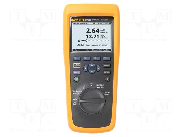 Tester: batteries and rechargeable batteries; 220x103x58mm FLUKE FLK-BT520