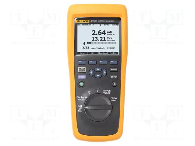Tester: batteries and rechargeable batteries; 220x103x58mm FLUKE FLK-BT510