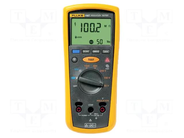 Meter: insulation resistance; LCD; VAC: 100mV÷600V; 50÷400Hz; IP40 FLUKE FLK-1507