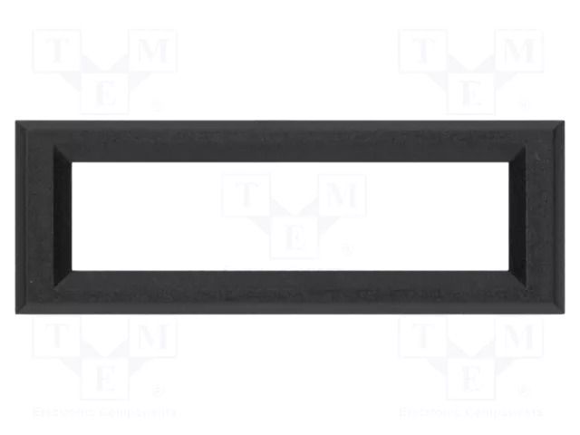 Frontal bezel; Dim: 76x27mm; 60x14.8mm; ABS; Colour: black DISPLAY VISIONS EA017-2UKE
