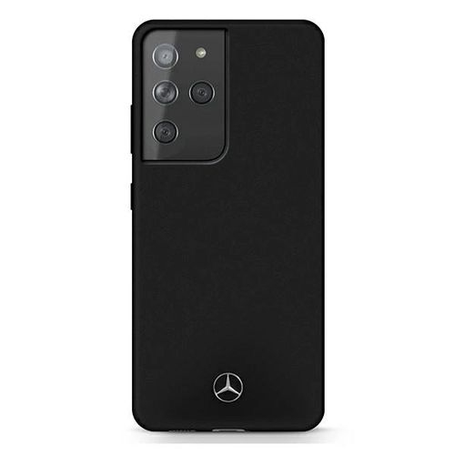 Mercedes Silicone Line Case for Samsung Galaxy S21 Ultra - Black, Mercedes 3700740497821 3700740497821