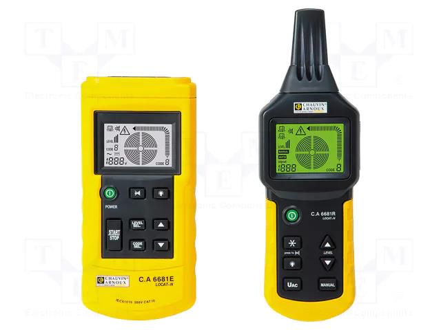 Wire localizer; LCD; 12÷300VAC,12÷300VDC; Output signal: 125kHz CHAUVIN ARNOUX CA-6681