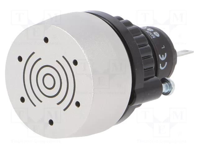Signaller: sound; 22mm; OptoHiT; -40÷55°C; Ø22.3mm; IP65; 24VDC EAO 14-810.902