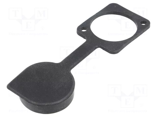 Protection cap; black; XLR standard; 19x24mm; FT CLIFF CP30285