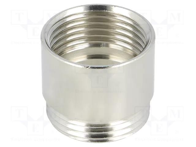 Thread adapter; Int.thread: M20; Ext.thread: PG13,5; brass; RE-Ms HUMMEL HUMMEL-1039132001