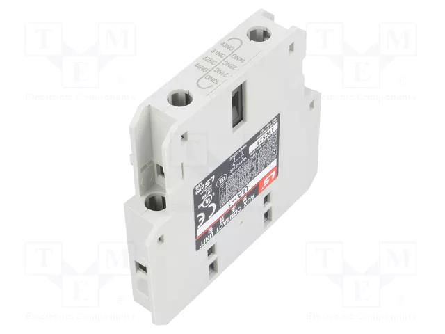 Auxiliary contacts; Leads: screw terminals; side; -5÷60°C; IP20 LS ELECTRIC UA-1-1A1B