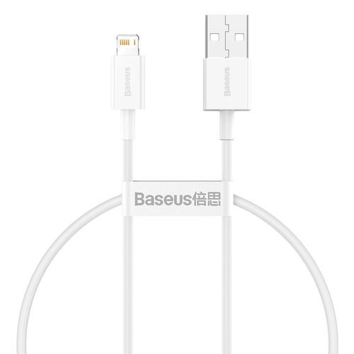 Baseus Superior USB - Lightning cable 2.4A 0.25 m White (CALYS-02), Baseus 6953156205390 6953156205390