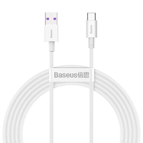 Baseus Superior cable USB - USB TypeC 66 W 6A 2 m White (CATYS-A02), Baseus 6953156205529 6953156205529