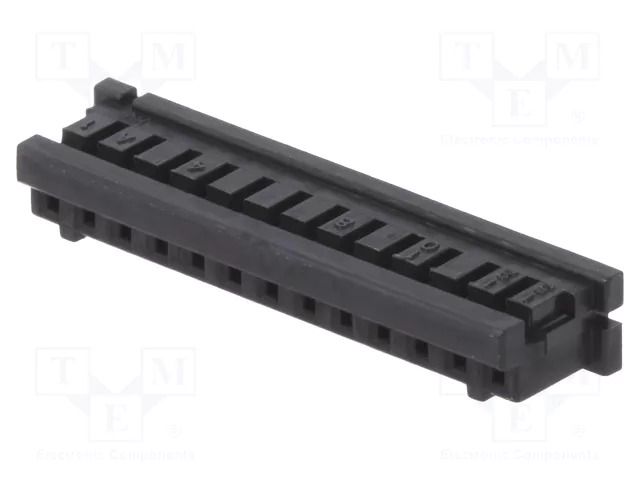 Connector: wire-wire/PCB; plug; female; PIN: 13; SignalBee; crimped HIROSE DF3-13S-2C