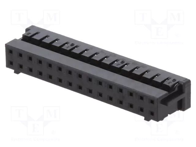 Connector: wire-wire/PCB; plug; female; PIN: 30; SignalBee; crimped HIROSE DF11-30DS-2C