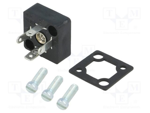 Connector: valve connector; socket; form C; 9.4mm; male; PIN: 4 MOLEX MX-121012-0107