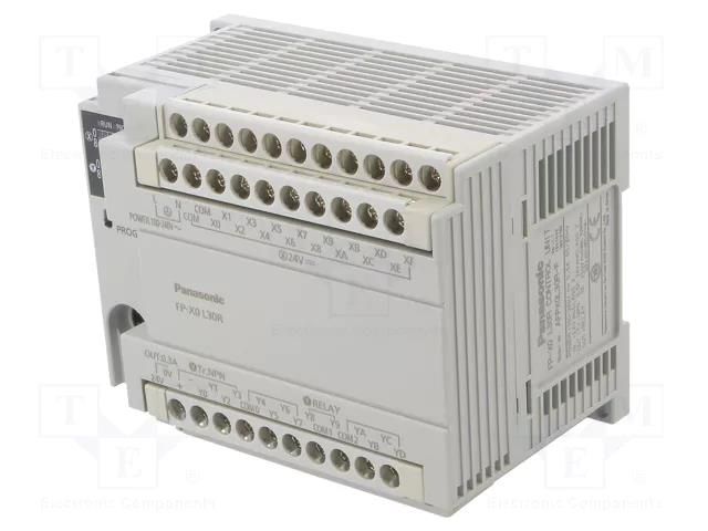 Module: PLC programmable controller; OUT: 14; IN: 16; FP-X0 PANASONIC AFPX0L30R