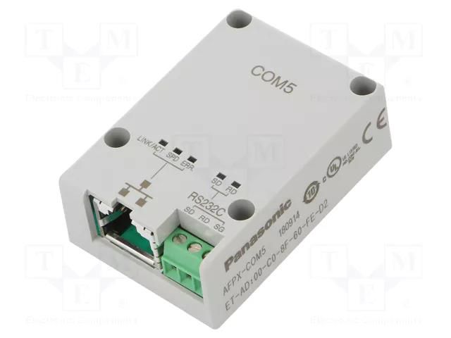 Module: communication; FP-X; Interface: Ethernet,RS232C PANASONIC AFPXCOM5