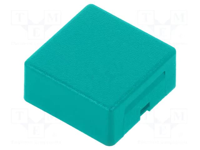 Button; 15x15mm; square; green; AML; AML HONEYWELL AML51-C10G