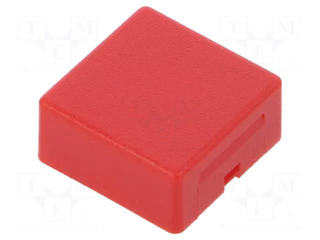 Button; 15x15mm; square; red; AML; Application: AML HONEYWELL AML51-C10R