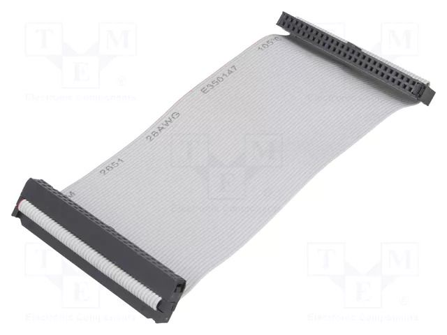 Ribbon cable with IDC connectors; Tape ph: 1.27mm; 0.3m AMPHENOL FC50300-S