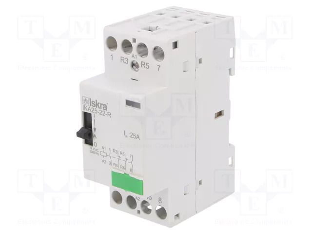 Contactor: 4-pole installation; 25A; 24VAC; NC x2 + NO x2; IKA-R ISKRA IKA25-22-R/24V
