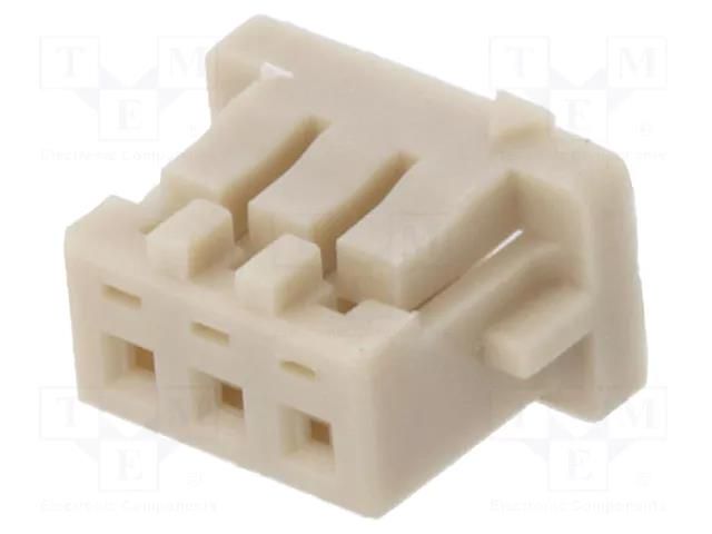 Connector: wire-board; plug; female; PIN: 3; SignalBee; straight HIROSE DF13-3S-1.25C