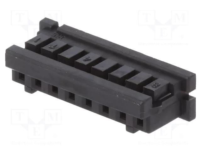 Connector: wire-wire/PCB; plug; female; PIN: 8; SignalBee; straight HIROSE DF3-8S-2C