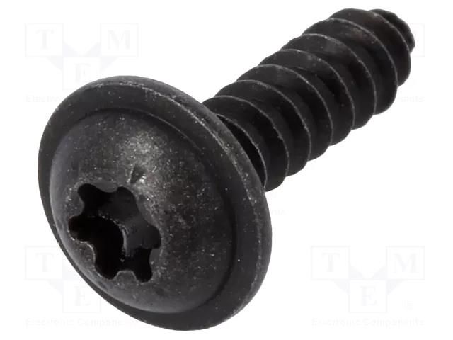 Screw; 100pcs; 16mm; steel; black; Thread: 4,2 ROMIX RX-59222