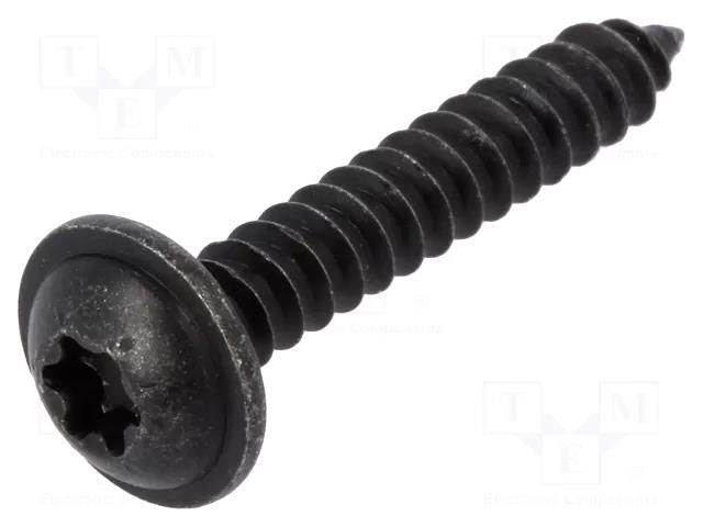 Screw; 100pcs; 25mm; steel; black; Thread: 4,2 ROMIX RX-59224