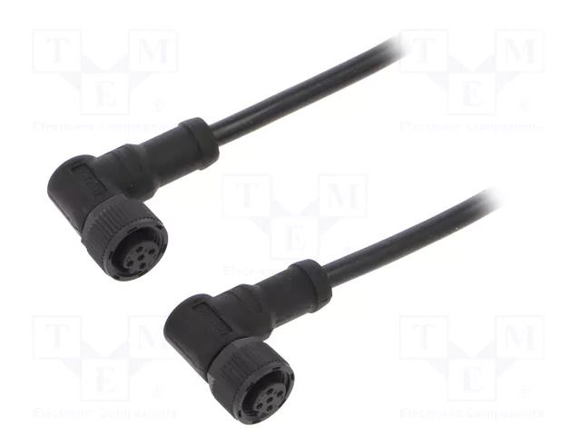 Cable: for sensors/automation; PIN: 5; with plastic nut; plug; 60V AMPHENOL LTW MSBP05FRSBPFRSD001