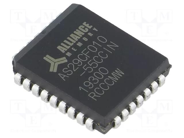 IC: FLASH memory; 1MbFLASH; 128kx8bit; 55ns; PLCC32; parallel ALLIANCE MEMORY AS29CF010-55CCIN