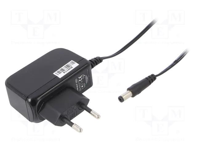 Power supply: switching; mains,plug-in; 9VDC; 1.4A; 13W; 81.6% CELLEVIA POWER CLW-1309-W2E-ER