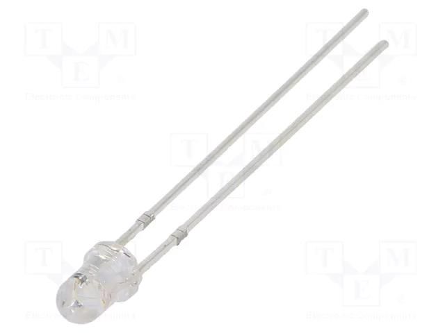 LED; yellow/green; 3mm; bicolour; 30°; 3÷4.5VDC; 20mA; Front: convex OPTOSUPPLY OSYPMS3131A