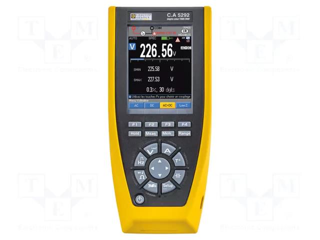 Digital multimeter; USB; colour,LCD; (100000); 5x/s; True RMS CHAUVIN ARNOUX CA-5292