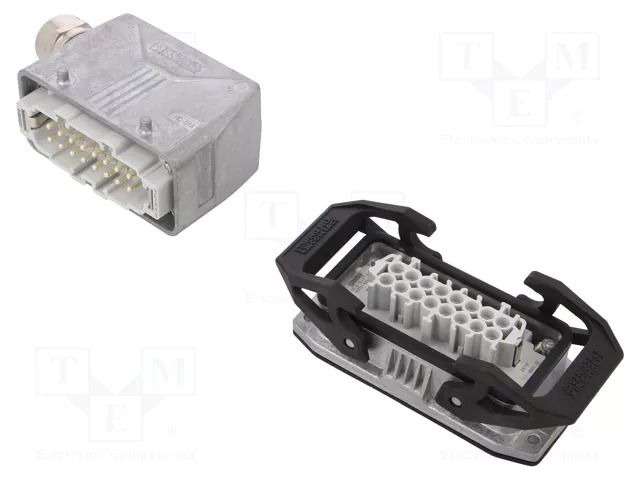 Connector: HDC; male + female; PIN: 16; 16A; 500V; HDC; 16+PE; M25 PHOENIX CONTACT HCSTAB16PTBWDLSM25