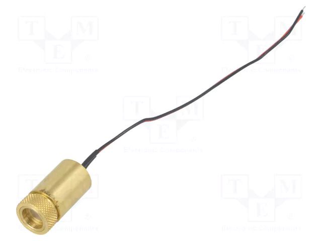 Module: laser; 3mW; red; line; 630÷640nm; 2.5÷3.3VDC; 45mA Laser Components LC-LMP-635-287-03A