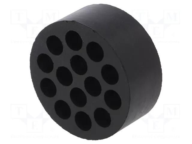 Insert for gland; 7mm; M50; IP54; NBR caoutchouc; Holes no: 14 LAPP SKINTOP-DIX-M50147