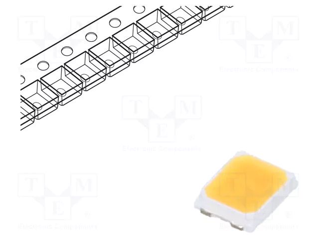 LED; white neutral; SMD; 2835; 107lm; 4000K; 95; 116°; 100mA; 1W BRIDGELUX BXEN-40S-13H-9C
