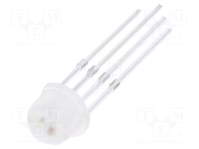 Programmable LED; RGB; 5mm; 1.8÷2.2/2.8÷3.1/2.9÷3.2VDC; -25÷80°C WORLDSEMI WS2812D-F5-SH