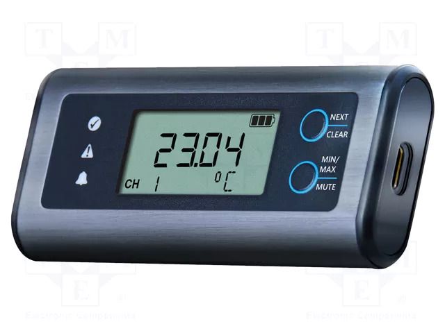 Data logger; pressure,temperature,humidity; IP4X; Display: LED LASCAR EL-SIE-6+