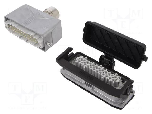 Connector: HDC; male + female; PIN: 24; 16A; 500V; HDC; 24+PE; M32 PHOENIX CONTACT HCSTAB24PTBWSCLTM3